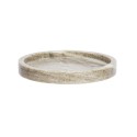Plateau decoratif rond marbre Madam Stoltz