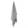 plaid coton recycle carreaux bleu clair beige bloomingville largs