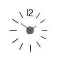 horloge murale noire umbra blink 1005400-040 