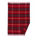 Plaid laine carreaux tartan franges Klippan