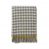 Plaid laine motif pied de poule Klippan