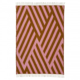 Plaid couverture laine rayures design couleur Klippan