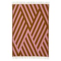 Plaid couverture laine rayures design couleur Klippan