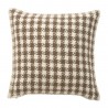Housse de coussin laine motif pied de poule Klippan