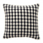 Housse de coussin laine pied de poule Klippan