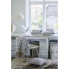 Housse de coussin decoratif laine pied de poule Klippan