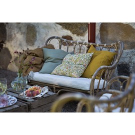 Housse de coussin coton imprime floral scandinave Klippan