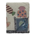 Plaid deco motif bonbons sucreries coton Bloomingville Caramella