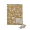 Petit plaid coton recycle motif floral Bloomingville Camille