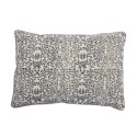 Coussin decoratif salon coton imprime floral Bloomingville Jesi