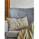 Coussin decoratif salon coton imprime floral Bloomingville Jesi