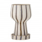 Cache pot sur pied decoratif rayures Bloomingville Agna Cache pot sur pied decoratif rayures Bloomingville Agna