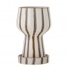 Cache pot sur pied decoratif rayures Bloomingville Agna