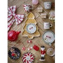 Petite assiette decore motif bonbon Bloomingville Yule