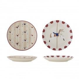 Petite assiette decoration manege carrousel Bloomingville Merry go round