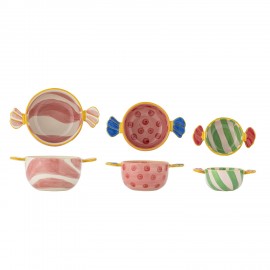 Bols multicolores gres Bloomingville Caramella set de 3