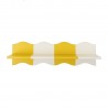 Etagere murale design coloree jaune Bloomingville Bubbi