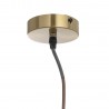 Lampe suspension verre strie chic elegante Bloomingville Sybia