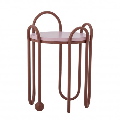 Table basse d appoint bout de canape design rouge Bloomingville Whimsica