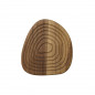 Dessous de plat design bois naturel acacia Nordal Enoki