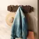 Grand portemanteau mural bois biseaute Umbra Picket