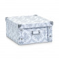 Boite de rangement décorative carton imprimé Zeller