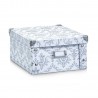 Boite de rangement décorative carton imprimé Zeller