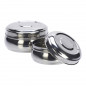 Boites avec couvercle acier inoxydable Madam Stoltz set de 2