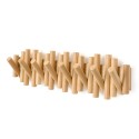 Grand portemanteau mural bois naturel batons rabattables Umbra Picket