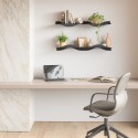 Etagere murale design modulable acier Umbra Surf