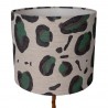 Abat jour luminaire textile imprime lin Nordra Sweden LoDjur