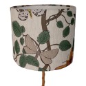 Abat jour pour luminaire lin imprime papillons Nordra Sweden