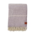 plaid laine agneau chaud mauve lilas violet klippan