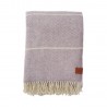 plaid laine agneau chaud mauve lilas violet klippan