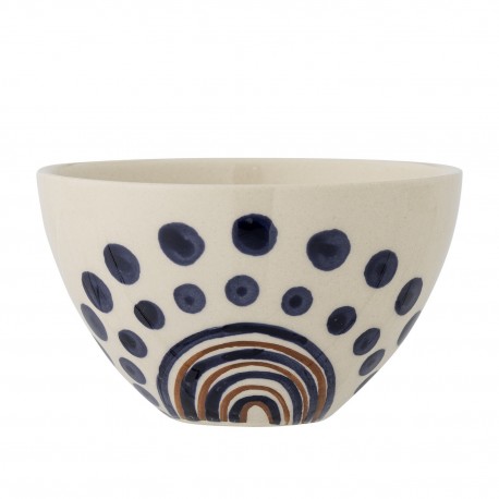 Bol peint gres style scandinave Bloomingville Shama