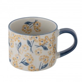 Mug gres peint floral Bloomingville Myah