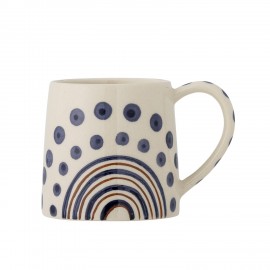 Mug gres peint design scandinave Bloomingville Shama
