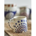 Mug gres peint design scandinave Bloomingville Shama