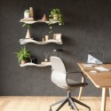 Etagere murale design acier modulable Umbra Surf set de 2