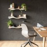 Etagère murale modulable acier Umbra Surf set de 2