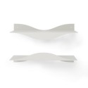 Etagere murale design acier modulable Umbra Surf set de 2