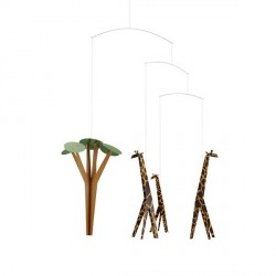 Mobile décoration chambre enfant Flensted girafe 