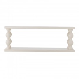 Etagere murale bois blanc torsade Bloomingville Salino