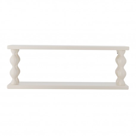 Etagere murale bois blanc torsade Bloomingville Salino