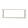 Etagere murale bois blanc torsade Bloomingville Salino