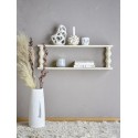 Etagere murale bois blanc torsade Bloomingville Salino