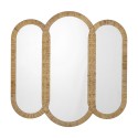 Miroir mural rotin oval decoratif Bloomingville Cardiz