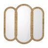 Miroir mural rotin oval decoratif Bloomingville Cardiz