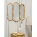 Miroir mural rotin oval decoratif Bloomingville Cardiz