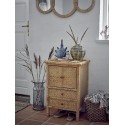 Miroir mural rotin oval decoratif Bloomingville Cardiz